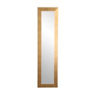 BrandtWorks AZBM68Thin Brushed Gold Slim Floor Mirror 21.5 x 71
