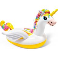 Intex Unicorn Inflatable Ride-On Pool Float, 79 X 55 X 38