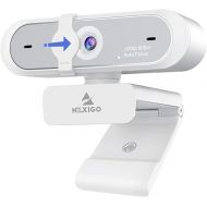 NexiGo N660P 1080P 60FPS Webcam with Software Control, Dual Microphone & Cover, Autofocus, HD USB Computer Web Camera, for OBS/Zoom/Skype/FaceTime/Teams/Twitch, White