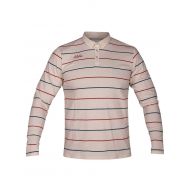 Hurley Mens AJ1798 Channels Polo Long Sleeve Shirt.
