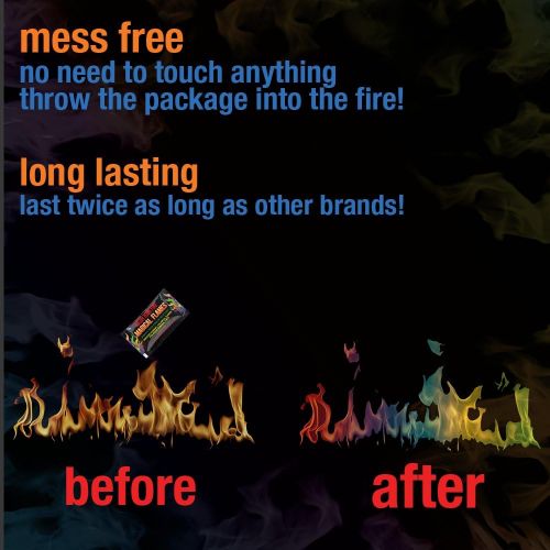  [무료배송] 갬성캠핑 박나래 매직 파이어 오로라 불꽃 Magical Flames Campfire (50-Pack)