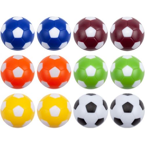  GSE Games & Sports Expert 12-Pack Table Soccer Foosballs Replacement Balls. 36mm Regulation Size Tabletop Soccer Balls