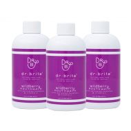 Dr. Brite Wildberry Mouthwash 3-Pack | Whitens with Activated Charcoal & Vitamin C | Vegan |...