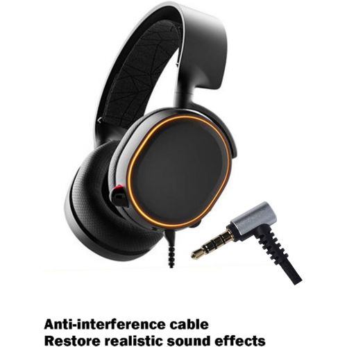  [아마존베스트]FBBULES Replacement Audio Cable for Gaming Headset Replacement Audio Cable Parts Compatible 1.2 m / 2 m (3.93 ft / 6.56 ft) Replacement Audio Cable The Replacement Cable Fixed for