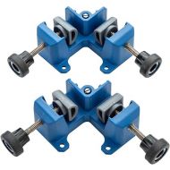 Rockler Clamp-It Small Corner Clamp Jig (2-Pack) - Right Angle Clamp for Tight Corners - 1/4'' to 1/2'' Thick Corner Clamps for Woodworking - Woodworking Clamps for Jewelry Boxes & More