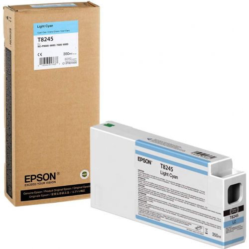 엡손 Epson UltraChrome HD Ink Cartridge - 350ml Light Cyan (T824500)