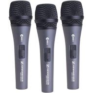 Sennheiser E 835-S Live Vocal Microphone with On Off Switch - 3-Pack,Black