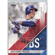 Baseball MLB 2017 Topps Silver Slugger Awards #SS-4 Anthony Rizzo NM Near Mint Cubs