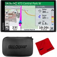 Garmin DriveSmart 65 & Traffic 6.95 Display GPS Navigator with 7 EVA Case Bundle