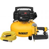 DEWALT DWFP1KIT 18 Gauge Brad Nailer and 6 Gallon Oil-Free Pancake Air Compressor Combo Kit