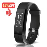 FOHKJMML Fitness Tracker Activity Tracker Sports Watch Smart Bracelet Pedometer Fitness with Heart Rate Monitors/GPS/Sleep Monitor Smart Wristband for Women and Kids (Color : Black