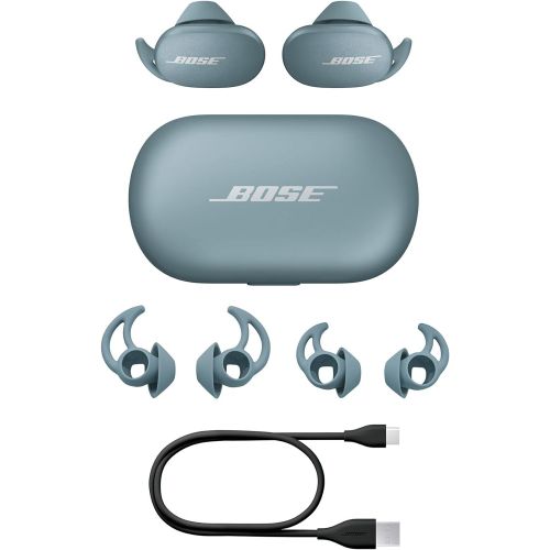 보스 Bose QuietComfort Noise Cancelling Earbuds ? True Wireless Earphones, Stone Blue, World Class Bluetooth Noise Cancelling Earbuds with Charging Case - Limited Edition