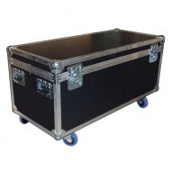 Roadie Products, Inc. Cable Trunk Jumbo Size 48x22 ATA Case - Heavy Duty 3/8 Ply with Wheels - Std High - Truck Pack Size