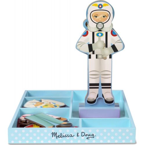  Melissa & Doug Julia: Magnetic Dress Up Doll & 1 Scratch Art Mini-Pad Bundle (05164)
