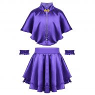 Alvivi Kids Girls Greatest Show Man Wheeler Costume Halloween Princess Cap Top with Skirt Cosplay Fancy Dress up Outfit