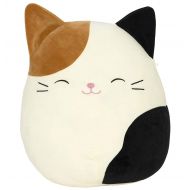 SQUISHMALLOW Cameron The Cat Pillow Stuffed Animal, Tricolor, 16