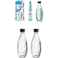 Visit the sodastream Store SodaStream Spare Pack 1 x CO2 Cylinder for 60 L and 1 x 0.6 L Glass Carafe
