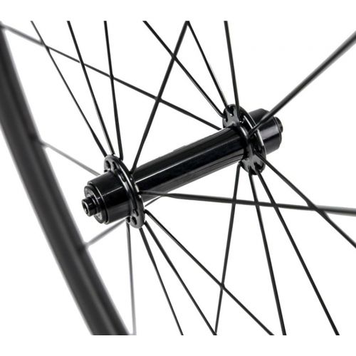  SunRise Bike 1 Pair of Road Bike Carbon 700C Clincher Wheelset Super Light Bicycle Wheels 38mm Depth (fit for Shiman0 Cassette)