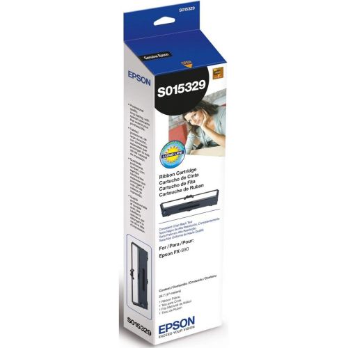 엡손 Epson S015329 FX-890 Fabric Ribbon -Cartridge (Black) in Retail Packaging