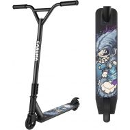 Caroma Complete Pro Scooter - Trick Scooter - Beginner Stunt Scooter for Kids Ages 6-12, Aluminum Entry Level Freestyle Kick Scooters for Kids 8 Years and Up, Teens, Boys, Adults