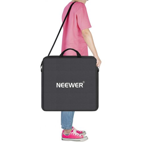 니워 [아마존베스트]Neewer Photography Carrying Bag Protective Case Compatible with 18 inches Camera Ring Light - 21x21 inches/52x52 Centimeters, Durable Nylon, Light Weight (Black)