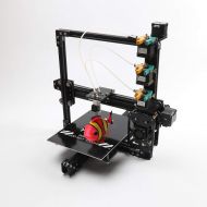 HE3D Tricolor DIY 3D Printer Kits 200X280X200,3 in 1 Out Printing, Three extruder Two Rolls of Filament for Gift