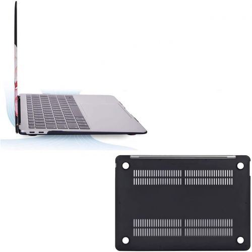  [아마존베스트]MOSISO MacBook Air 13 inch Case 2020 2019 2018 Release A2337 M1 A2179 A1932, Plastic Peony Hard Shell&Keyboard Cover&Screen Protector Only Compatible with MacBook Air 13 inch with