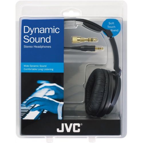  JVC Over-the-Ear Comfortable Stereo Headphones with Extra Long 11 feet Cord, 40mm driver & Adjustable Cushioned Headband for Sony CMTBX20i, CMT-FX300i, CMT-LX20i, CMTMX500i, CMTMX7
