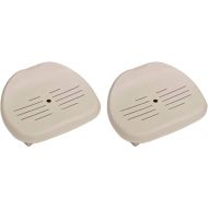 Intex 28502E PureSpa Removable Contoured Seat Hot Tub Spa Accessory with Adjustable Heights, Tan, 2 Pack