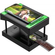 [아마존베스트]Rybozen Mobile Film and Slide Scanner, Converts 35mm Slides & Negatives into Digital Photos with Your Smartphone Camera, Interesting Presents and Toys with LED Backlight（2AA Batter