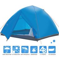 Odoland JPFS 3-4 Person Double Layer Waterproof Camping Tent