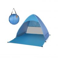 Weuiuit-tent Ultralight Hiking Tent Automatic Beach Tent Outdoor Camping Fishing Tent Sun Shelter
