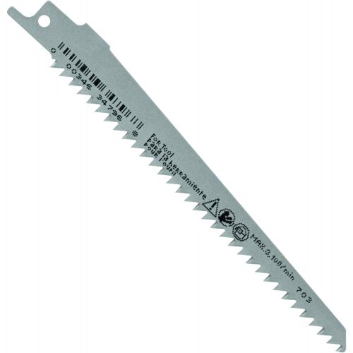  Bosch RW66 6-Inch 6 TPI Wood Cutting reciprocating Saw Blades - 5 Pack