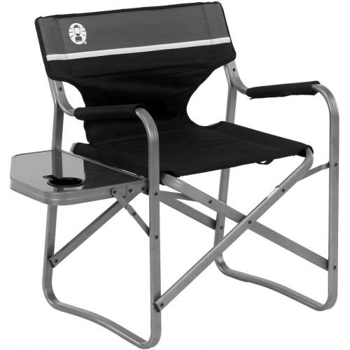 콜맨 콜맨Coleman Camping Chair with Side Table | Aluminum Outdoor Chair with Flip Up Table