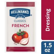 Hellmanns Creamy Salad Dressing, French, 1.5 Ounce (Pack of 102)