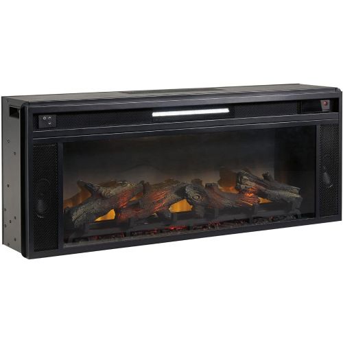  Signature Design by Ashley Entertainment Accessories Large Fireplace Insert Infrared Black