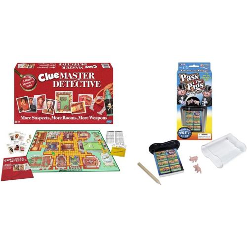  Winning Moves Games Clue Master Detective - Board Game, Multi-Colored & Winning Moves Games Pass The Pigs