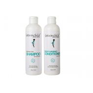 Zentraedi Brown Child Shampoo and Conditioner Set Sulphate Free Ethnic Hair Repair Treatment (8.45Oz each)