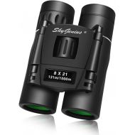 [아마존베스트]Skygenius 8x21 Small Binoculars Compact Lightweight For Concert Theater Opera Mini Pocket Folding Binoculars with Fully Coated Lens For Travel Hiking Bird Watching