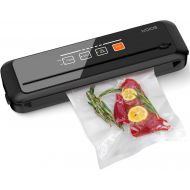 KOIOS Vacuum Sealer Machine, 86Kpa food vacuum sealer with Dry & Moist Food Modes, Automatic Food Sealer Machine with built in Cutter, External Vacuum function, LED Indicator Light
