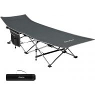[아마존베스트]KingCamp Folding Bed Camping Portable Cot with Carry Bag,Support Up to 264 LBS