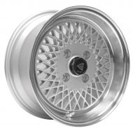 15x8 Enkei ENKEI92 (Silver w/ Machined Lip) Wheels/Rims 4x100 (465-580-4925SP)