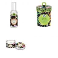 Michel Design Works Triple Milled 3-Piece Shea Butter Soap Gift Set, Fragrance Spray and Travel Candle - Bird Song