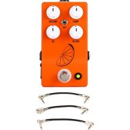 JHS Pulp 'N' Peel V4 Compressor Pedal with 3 Patch Cables