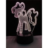 ZXYSMS Cute Unicorn 3D Lovely Night Lamp Led USB Lighting Multi-Colors Mood Desk Table Light Xmas Gift,USB Touch Switch