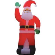 BZB Goods 240 Huge Christmas Inflatable Santa Claus Party Outdoor Yard Holiday Blow up Blowup Lawn Decoration