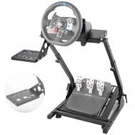Hottoby Racing Wheel Stand Pro with Shifter Upgrade for Logitech G29, G27, G25, G920 Racing Simulator Wheel Stand,Wheel Stand Wheel and Pedals Not Included
