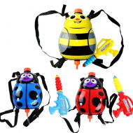 Viris Tote Bee Beetle Super Soaker Water Guns Powerful Pistol Squirt Gun Backpack Toy