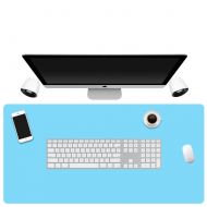 LL-COEUR XXL Leather Mouse Pad Gaming Keyboard Mat Waterproof Table Mat (Blue, 1400 x 600 x 2 mm)