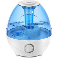 [아마존베스트]LEVOIT Cool Mist Humidifiers for Bedroom, 2.4L Ultrasonic Air Vaporizer for Babies [BPA Free], 24dB Ultra Quiet, Optional Night Light, Filterless, 0.63gal, Blue